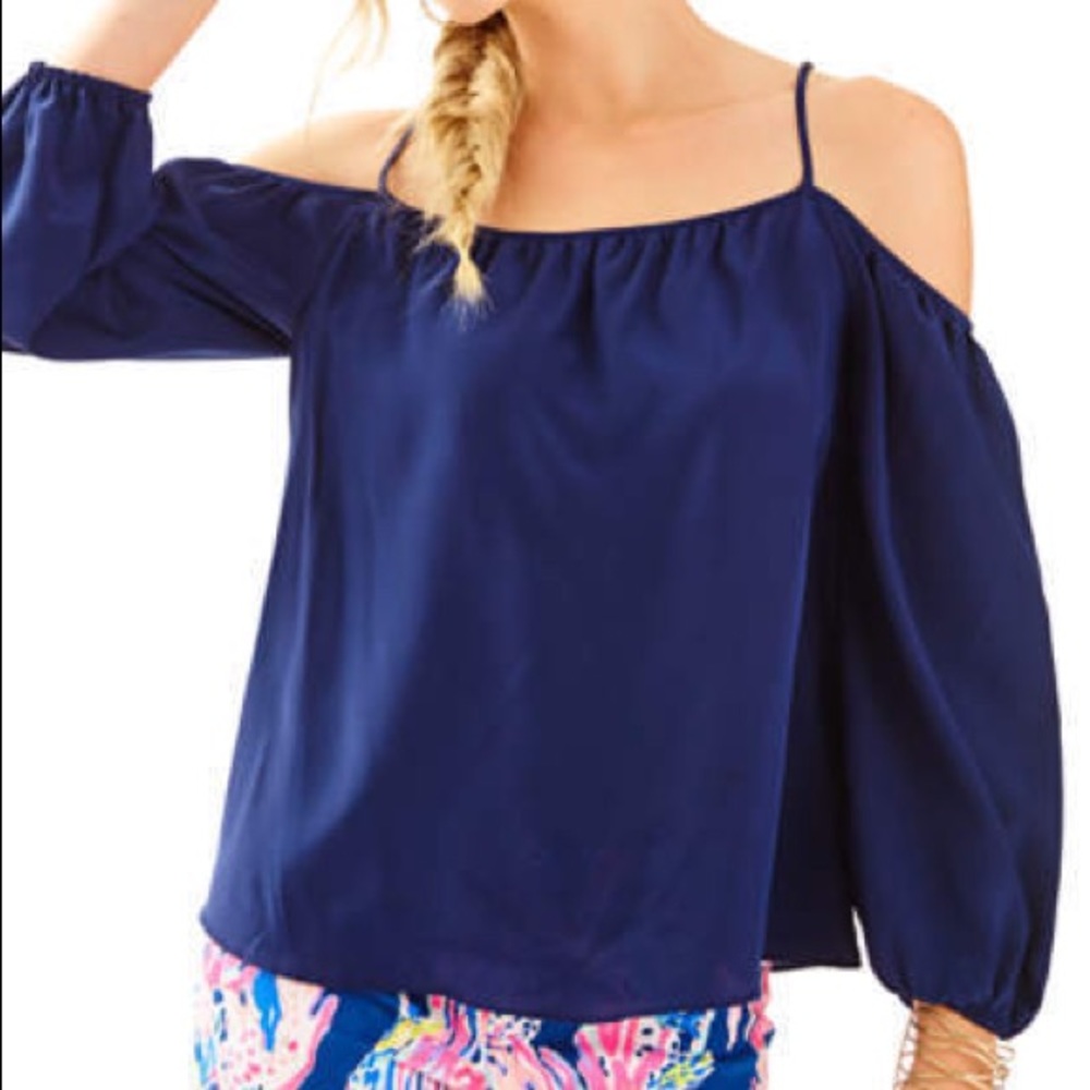 Lilly pulitzer cold shoulder top